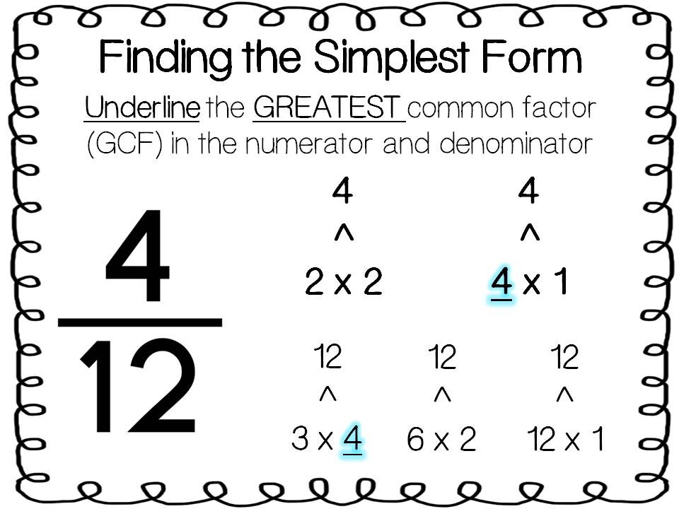3 12 Simplified In Fraction Form