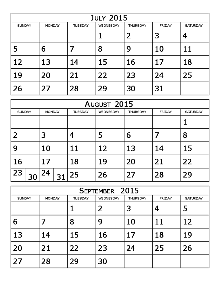 Free Printable Calendars 3 Months Per Page Printable Templates