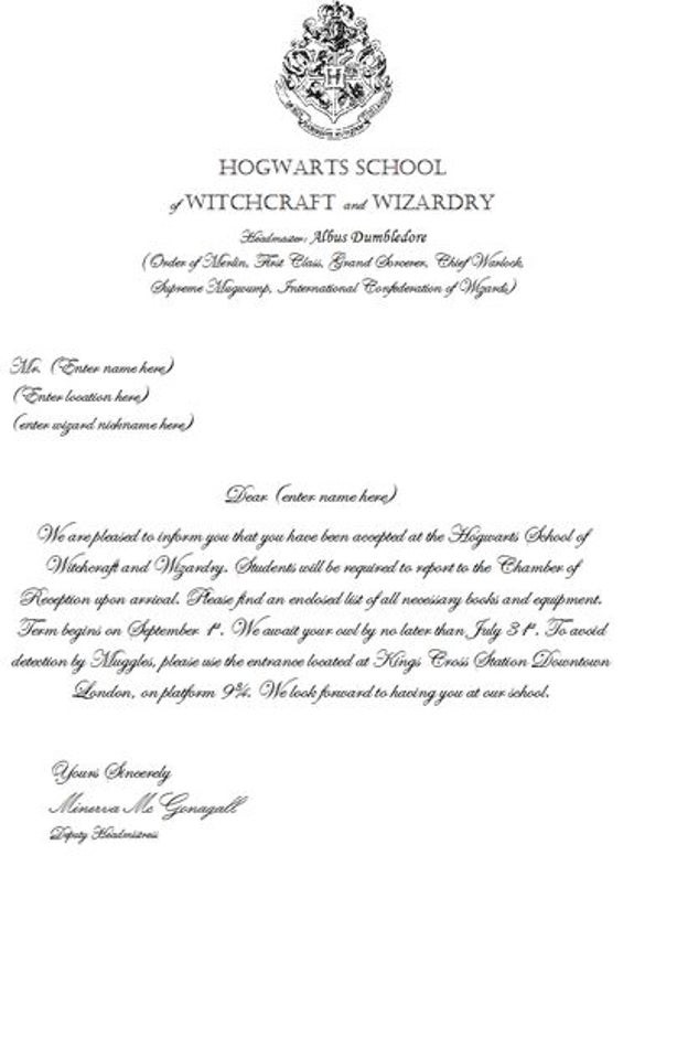 Harry Potter Google Docs 1