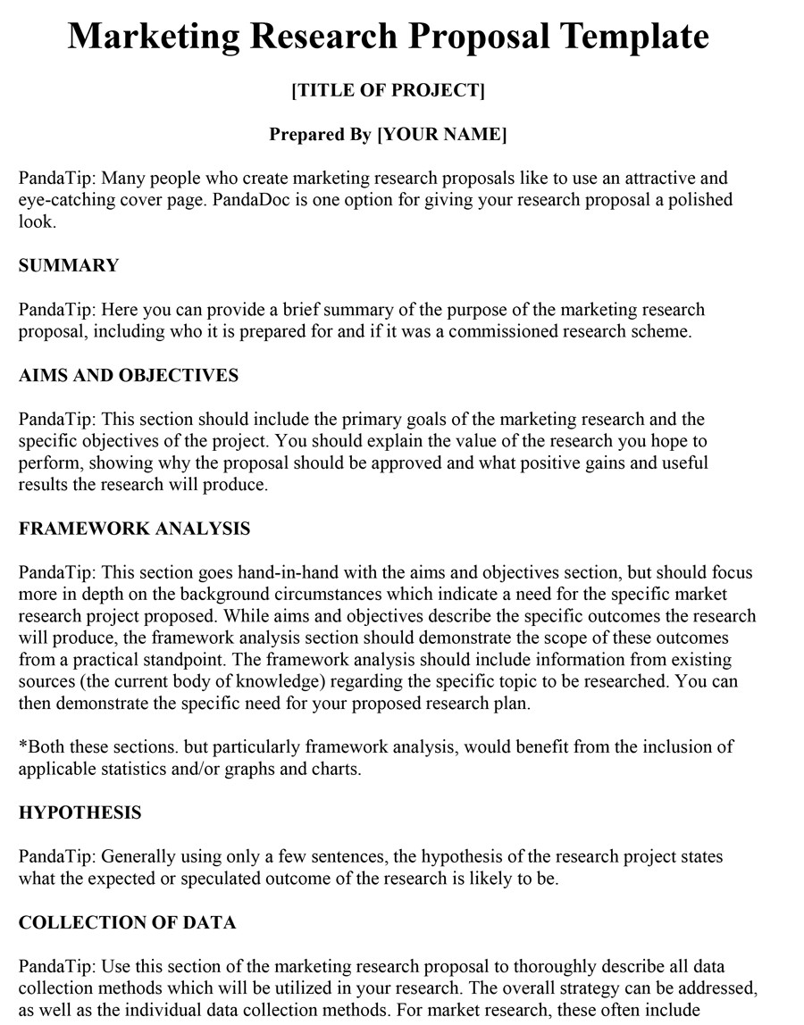 Research Proposal Template Ten Ingenious Ways You Can Do With Research 