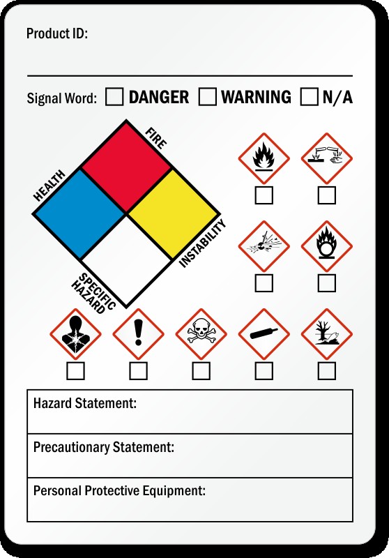Chemical Labels Template Seven Top Risks Of Attending Chemical Labels ...
