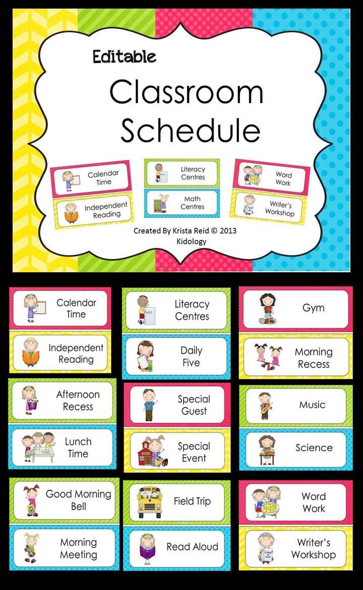 Class Schedule Template Kindergarten Five Unconventional Knowledge About Class Schedule Template 