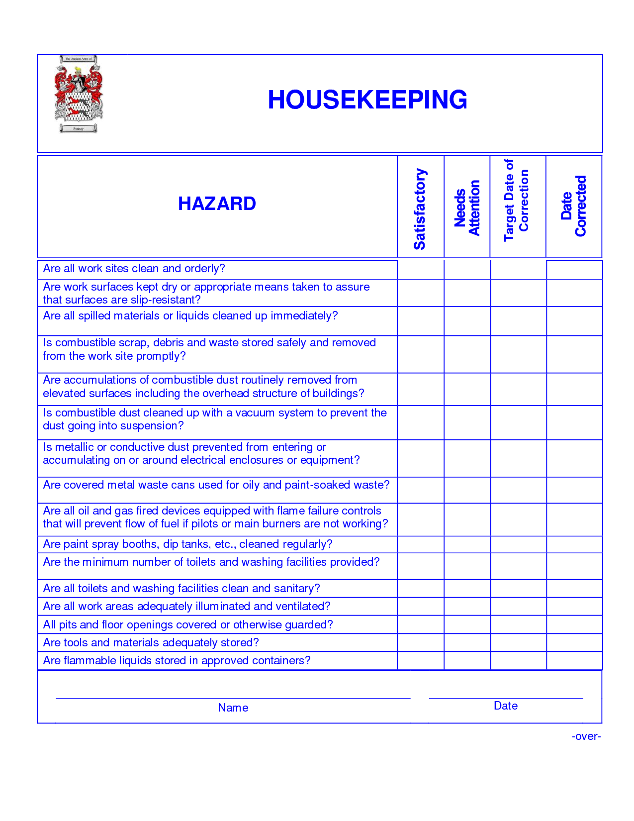 Housekeeping Checklist Template 5 Things You Probably Didn t Know About 