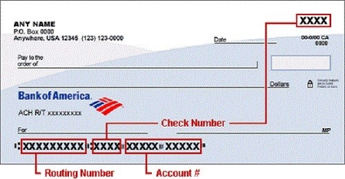 wire transfer number bank of america