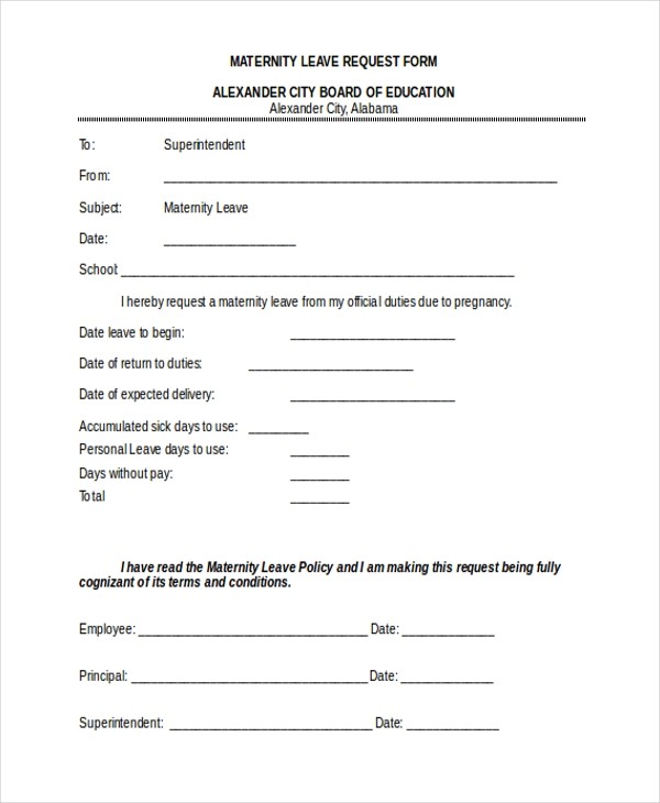 Unpaid Leave Request Form Template 3 Ugly Truth About Unpaid Leave 