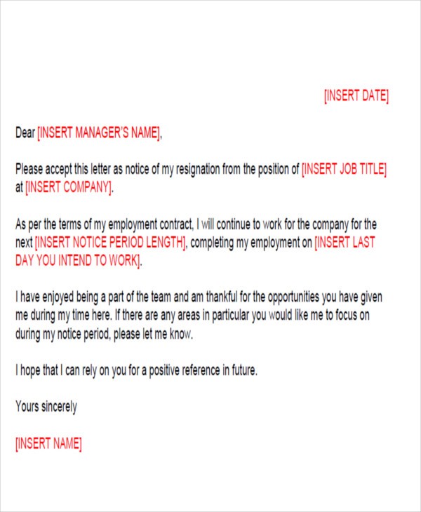 Resignation Letter Template Ireland The Worst Advices We ve Heard For 