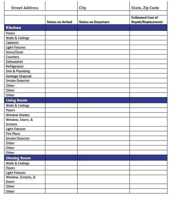 Landlord Checklist Template How Will Landlord Checklist Template Be In 