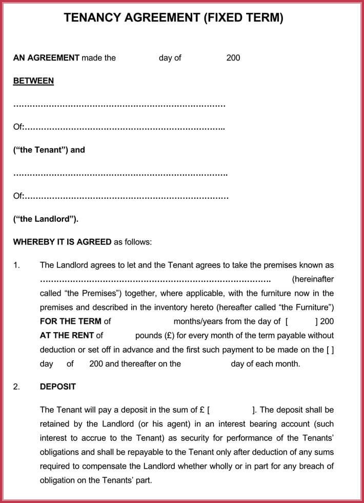 house rental agreement form free download 2 simple but important