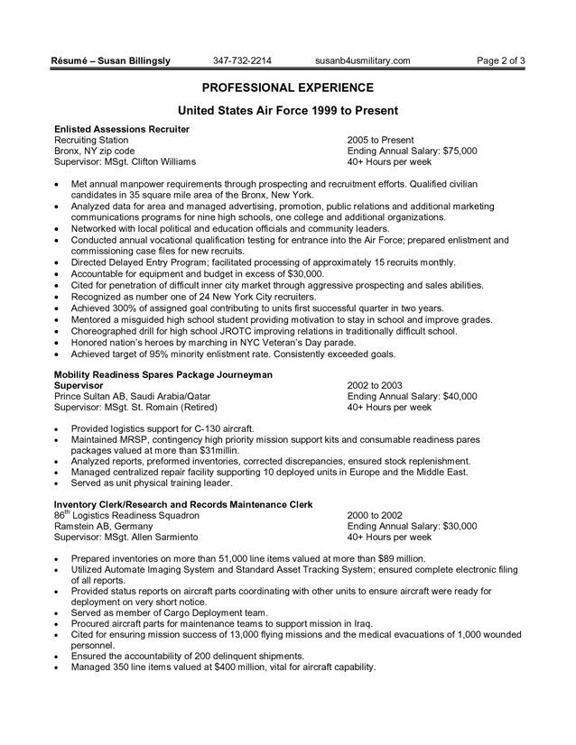 free federal resume template 2020
