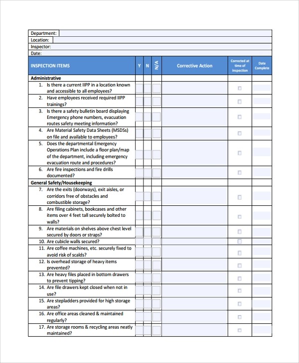 Sample Checklist Template How I Successfuly Organized My ...