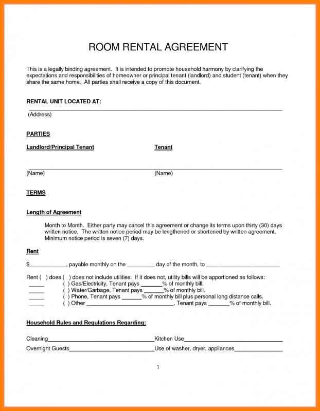 Free Rental Agreement Template Canada Printable Templates