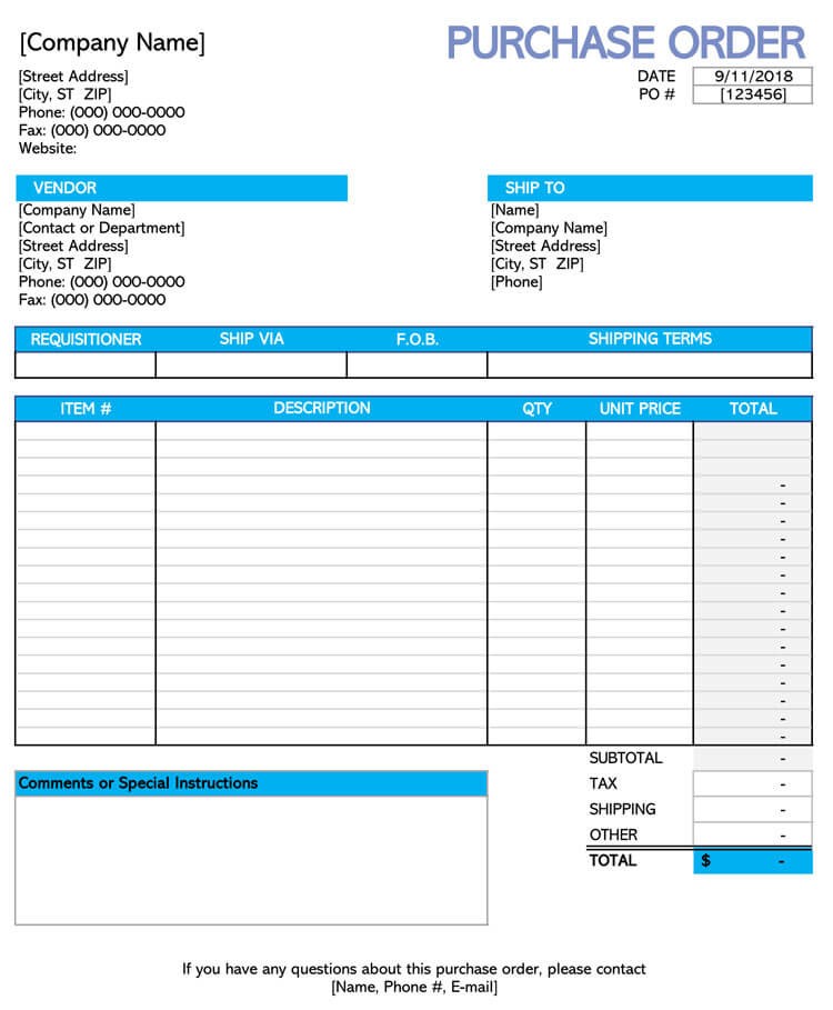 po-template-excel-excel-templates