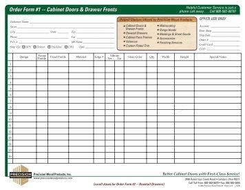 Kitchen Cabinet Order Form Template 2 Things You Should Know About