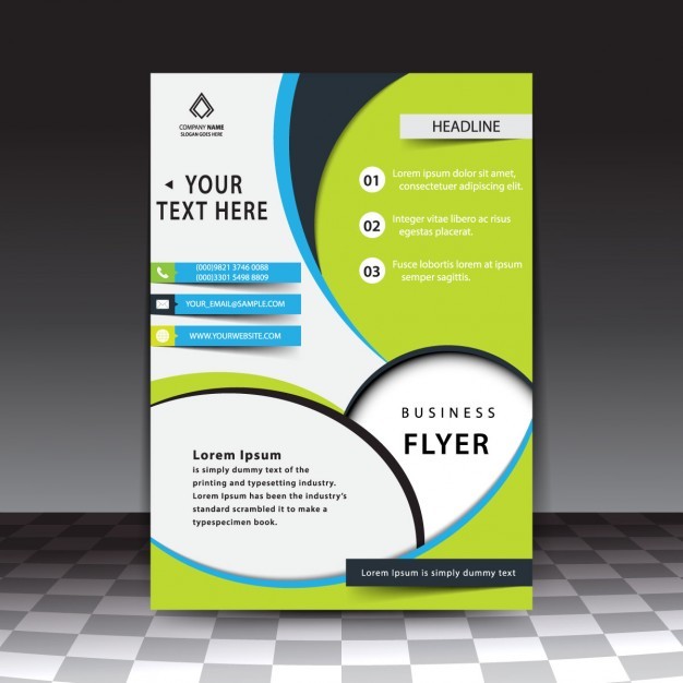 Flyer Design Templates Free Download Word Modern Stylish Business Flyer Template Vector Free