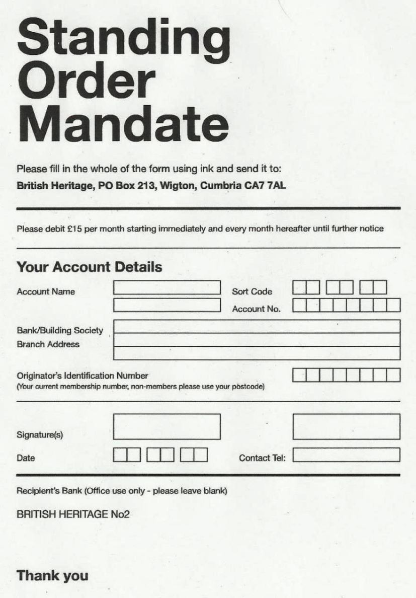 Blank Standing Order Form Uk 2 Facts That Nobody Told You About Blank