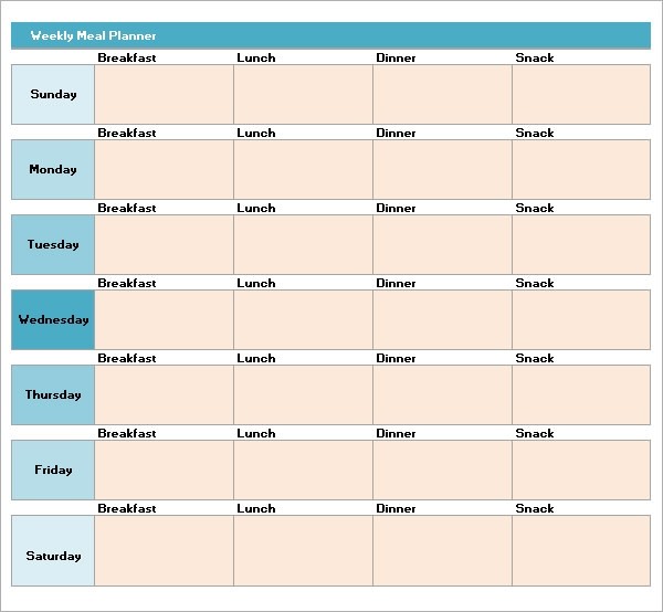 Meal Plan Template Excel 2 Things Your Boss Needs To Know About Meal