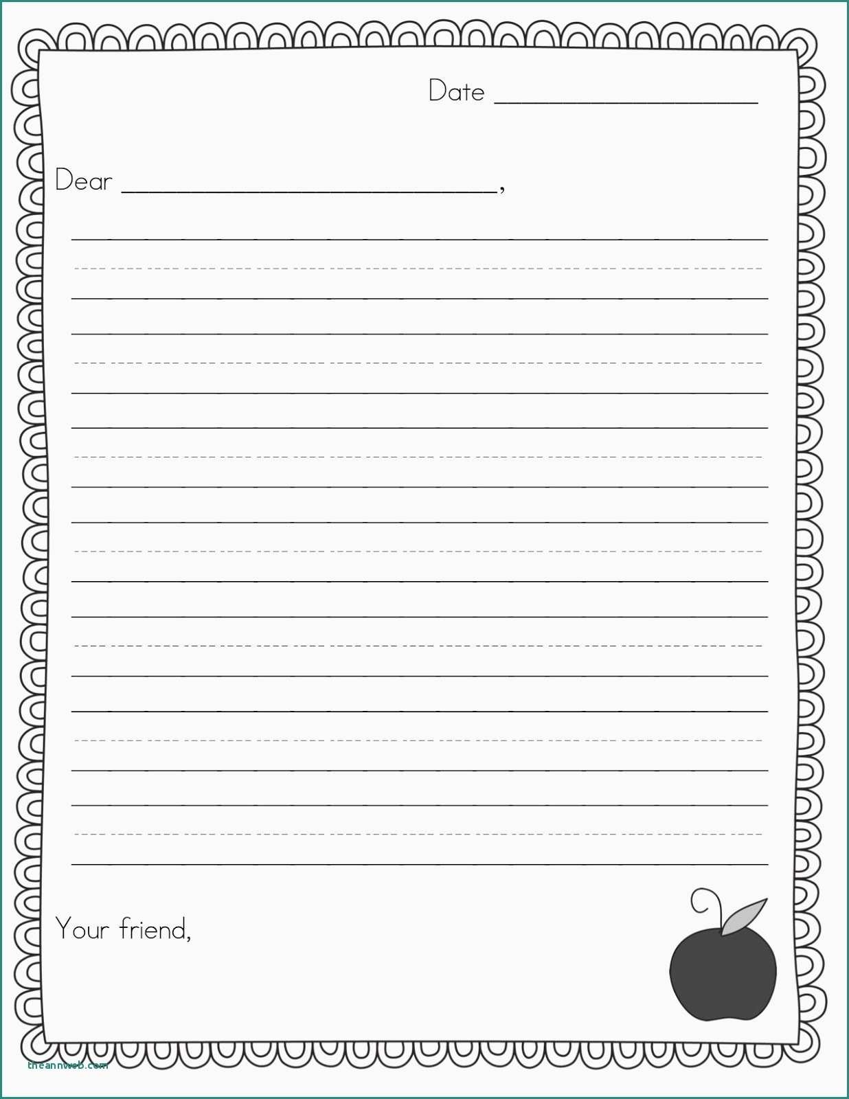 Friendly Letter Template 2nd Grade 2 Lessons That Will Teach You All ...