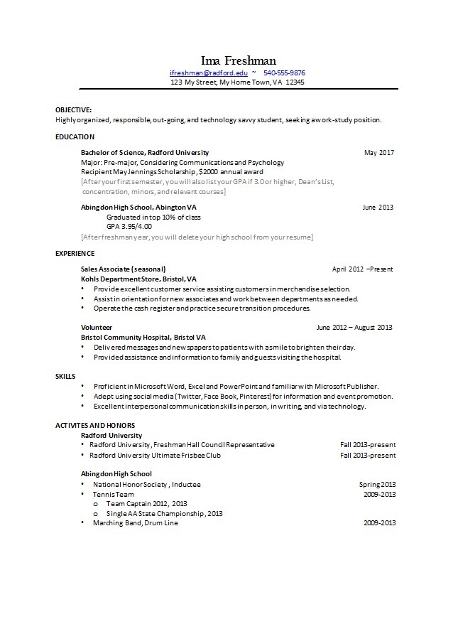 Resume Templates For A College Student 2 Reasons Why Resume Templates 